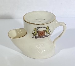 English Porcelain Crested Milton China Souvenir Mini Shaving Cup Mug Bon... - $5.90