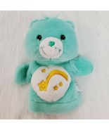 TCFC Care Bears Plush Hand Puppet Wish Bear 8&quot; Green Rainbow Stuffed Toy... - $14.99