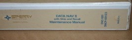 Honeywell Sperry Data Nav II Computer DNC-1001+DNCP Component Maintenance Manual - $147.00