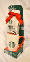 Starbucks Holiday Christmas 16 oz White Tall Coffee Mug Cup - £20.85 GBP