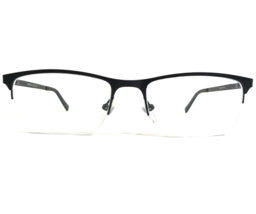 Robert Mitchel Eyeglasses Frames RM6006 BK Black Rectangular Half Rim 54... - £43.96 GBP