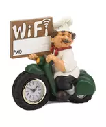 CHEF WITH WIFI SIGN CLOCK - €24,92 EUR