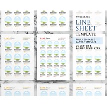 Line Sheet Template, Wholesale Catalogue, Price List Template, Sales Sheet - £2.36 GBP