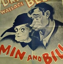 Min And Bill Movie Poster 1962 Original Vintage 41&quot; x 27&quot; Folded Marie Dressler - £91.73 GBP