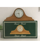 Daniel Dakota Light Oak Mantura Style Solid Wood Quartz Clock Model 6200DDK - $58.79