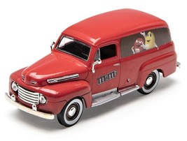 Denver Diecast 1948 Ford Panel Truck 1/48 Scale Red M&amp;M&#39;s - £12.41 GBP