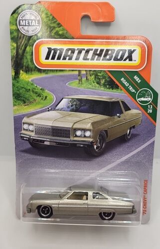2018 Matchbox '75 Chevy Caprice MBX Road Trip 13/20 Silver Diecast #6 NIP - £4.72 GBP