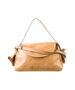 FRANCESCO BIASIA Golden Tan Leather Shoulder Bag - £50.90 GBP