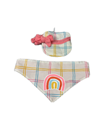 Vibrant Life Pet Visor Hat and Bandana Set XXS/XS Dogs 2 Pc Set Rainbow ... - $13.56