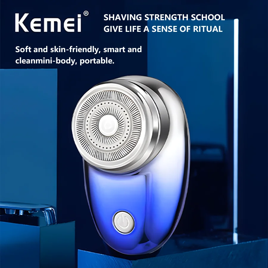 Hot Sale Mini Portable Shaving Machine Km-c52 Waterproof Wet And Dry Ele... - $36.22