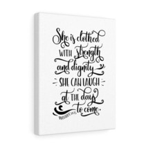  Proverbs 31:25 With Strength Bible Verse Canvas Christian Wall  - £59.75 GBP+