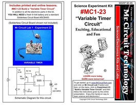 MC1-23 ** Mr Circuit Science ** Experiment Kit  -POLICE SIREN CIRCUIT - $5.89