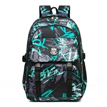 New Fashion High School Backpack for Boy Large Capacity Laptop Book  School Bag  - £36.71 GBP