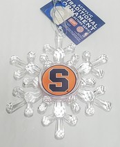 Syracuse Orange Snowflake Ornament - NCAA - $12.60