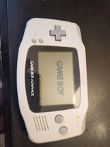 Game Boy Advance Nintendo agb-001 no battery door works tested white 2000 noa  - $67.34