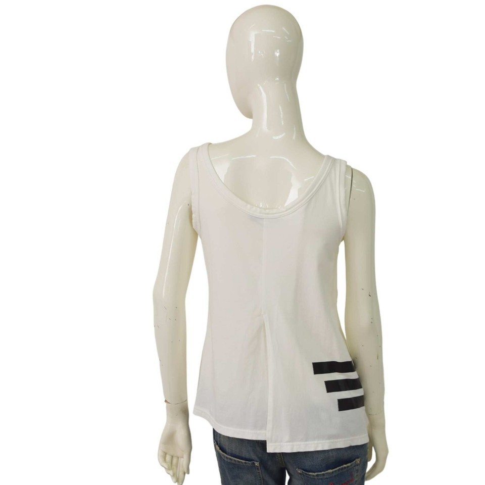 Y-3 Adidas Yohji Yamamoto White Asymmetric Tank Top size M Item image 2