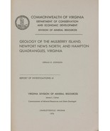 Geology of Mulberry Island, Newport News North and Hampton Quadrangles, ... - $24.89