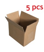 5 6x4x4 Cardboard Corrugated Paper Shipping Mailing Boxes Small Packing ... - £7.04 GBP