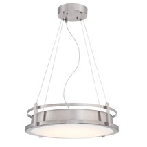 Westinghouse Lighting 6372200 LED Chandelier with Frosted Lens - Brushed Nickel - £72.13 GBP