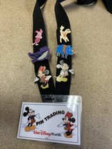 Disney Trading Pins 6 plus Lanyard - £18.98 GBP