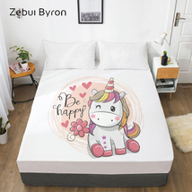 Bed Sheet 3D HD Cartoon Bed Sheet With Elastic,Fitted Sheet for Kids - £20.15 GBP+