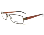 L&#39;Amy Brille Rahmen DASKO 1015 C05 Brown Orange Rechteckig 54-18-140 - £44.17 GBP