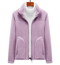 D thick hoodies autumn winter female streetwear double sided softshell polar fleece zip thumb200