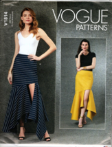 Vogue V1814 Misses Asymmetrical Skirt Size 16 to 24  Uncut Sewing Pattern 2021 - $19.69
