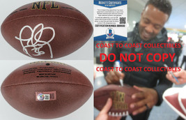 Lawyer Milloy New England Patriots Seahawks signed football proof Beckett COA    - £94.95 GBP