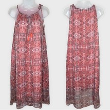 LUCKY BRAND flowy boho print midi dress women&#39;s size small - £22.23 GBP
