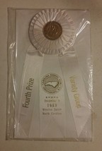 000 VTG AKC 4th Prize Variety Group Carolina Kennel Club Ribbon NC 1989 - £7.98 GBP