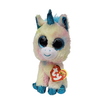 Blitz the Unicorn 6&quot; Ty Beanie Boos new with tag NWT pastel rainbow - £7.21 GBP