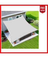 Durable 8&#39;x10&#39; Light Grey Shade Sail - 95% UV Protection for Gardens &amp; P... - $950.11 MXN