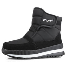 F fabric winter warm platform snow boots non slip ankle boots unisex lightweight cotton thumb200