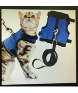 SCENEREAL Cat Harness with Lead Set, Adjustable Cat Vest Harness and Lea... - $12.86