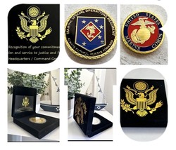 Us Marine Corps Special Operations Regiment Challenge Coin With Velvet Case - £20.86 GBP
