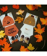 Halloween &amp; Thanksgiving Baby 0-12mon 3 Piece Set Hat Bib Socks Lot of 2 - $19.79