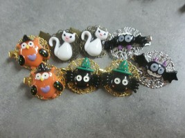 Jewelry Hair clips Halloween 4 sets total of 8 alligator clamp style  788 - £10.71 GBP