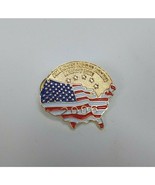 2006 American Legion Riders Legacy Run USA Flag Map Lapel Hat Pin - $8.42