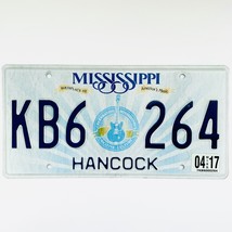 2017 United States Mississippi Hancock County Passenger License Plate KB... - $16.24 CAD