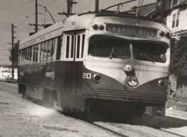 1961 Philadelphia Transportation SEPTA PST #20 Shaker Hill Line Streetcar Photo - £7.14 GBP