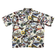 VTG Reyn Spooner St. Louis Rams Shirt Mens Large Colorful 90s AOP Hawaiian NFL - £23.35 GBP