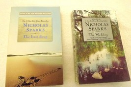 2 Nicholas Sparks books The Wedding and The Last Song large paperbacks - £7.76 GBP