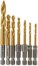 DEWALT Drill Bit Set, Impact Ready, Titanium Nitride Coated, 7-Piece (DD5157) - $43.50