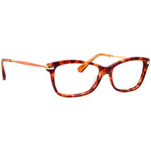 Jimmy Choo Eyeglasses 96 7VJ Havana/Orange Glitter/Gold Cat Eye Italy 52... - $149.99