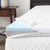 Lucid 3 Inch Dual Sided Mattress Topper Queen – Memory Foam Topper Queen – - £183.23 GBP