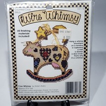 Cow Whimsy Wire Whimsy 1994 Dimensions Count Cross Stitch Kit Karen Avery Sealed - £6.25 GBP