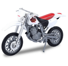Honda XR400R White/ Red Motorcycle Model, Motormax Scale 1:18 - £31.46 GBP