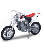 Honda XR400R White/ Red Motorcycle Model, Motormax Scale 1:18 - $761.39 MXN