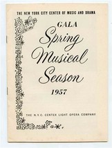  New York City Center of Music and Drama Spring Musical Season 1957 Merr... - $17.82